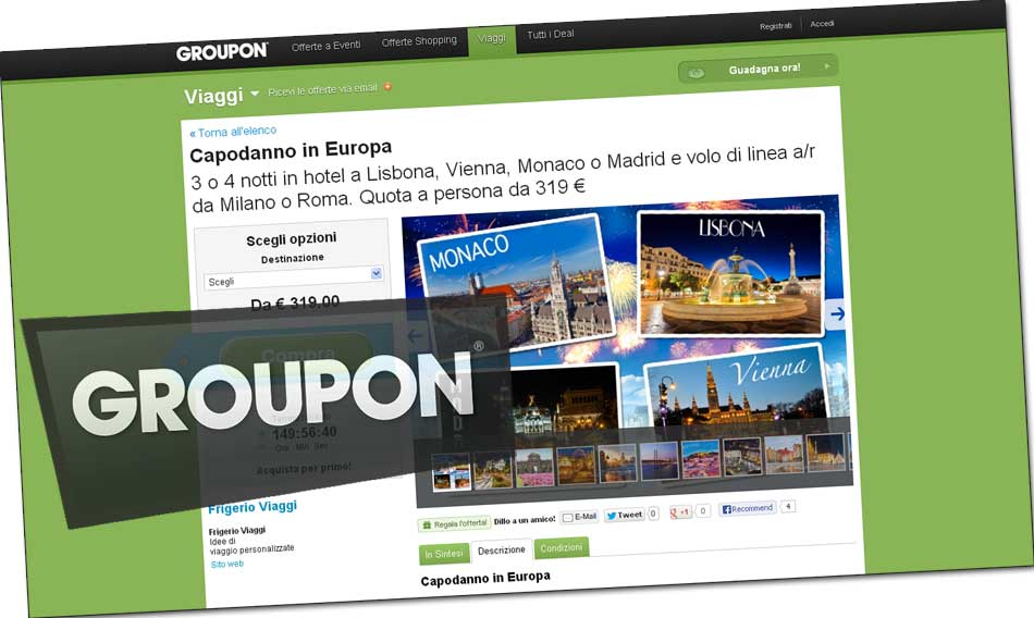 Groupon viaggi estero