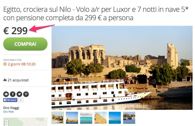 groupon crociere