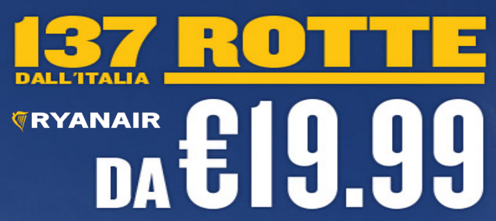 Ryanair Offerte voli