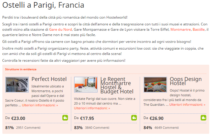 Hostelworld Parigi