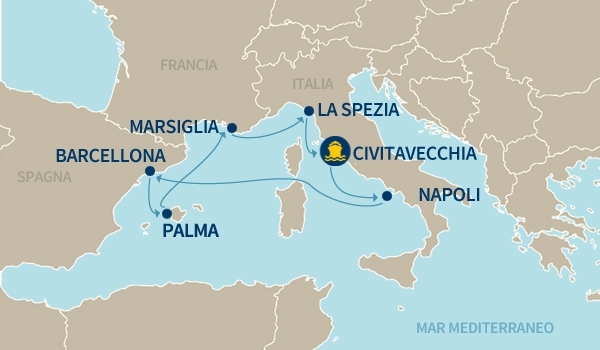 crociere Mediterraneo 2016
