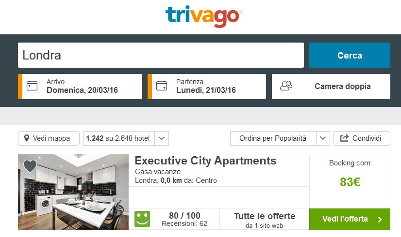 Trivago Londra