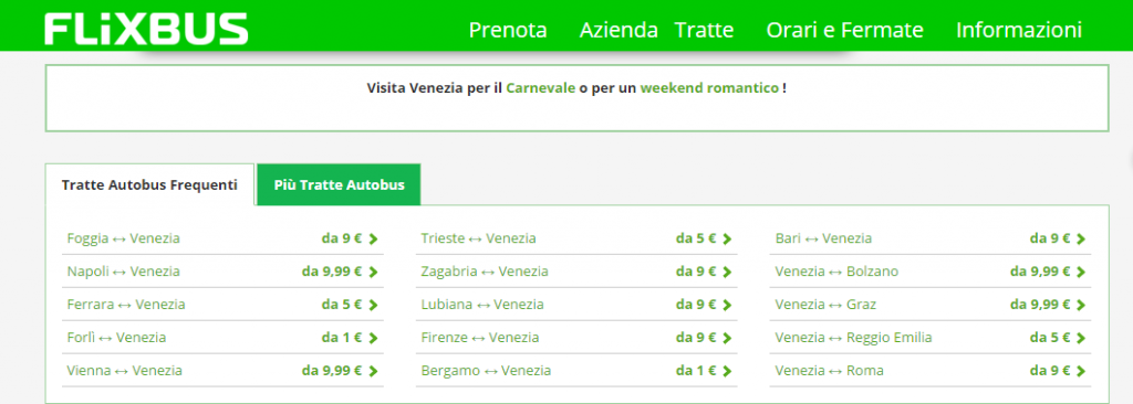 Flixbus Venezia