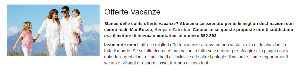 lastminute.com vacanze