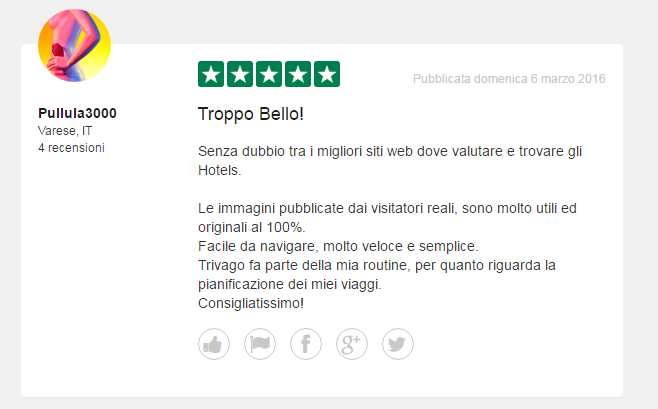 commenti di trivago