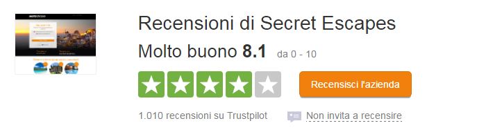 opinioni di secret escapes