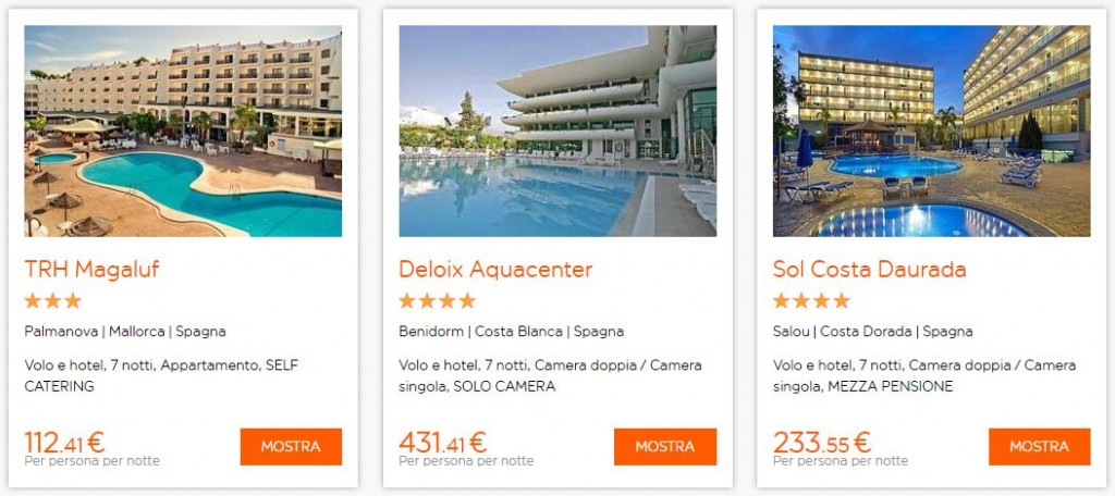 easyjet holidays promozioni