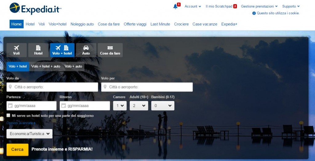 expedia vacanze