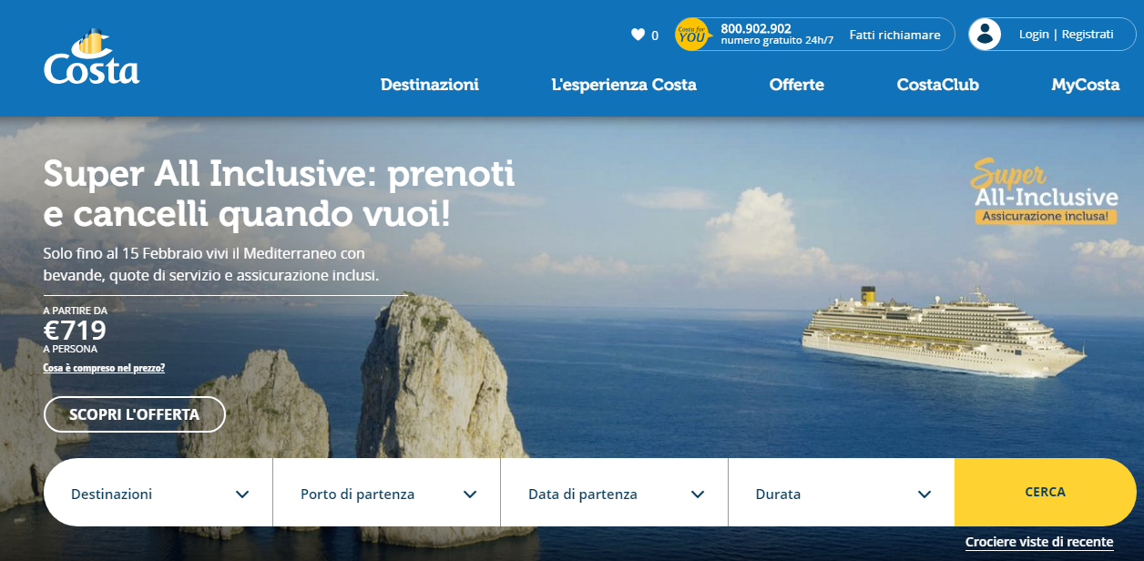 costa crociere cosa è compreso costa crociere cosa è compreso