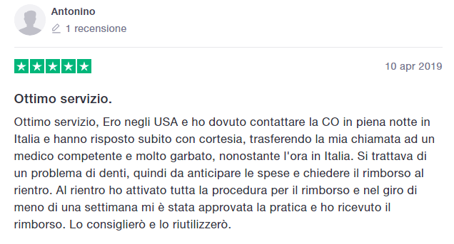 columbus assicurazioni opinioni