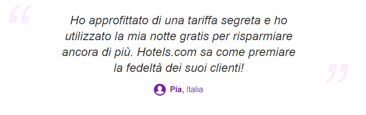 hotels.com tariffe segrete