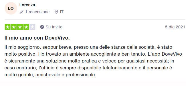 dovevivo recensioni