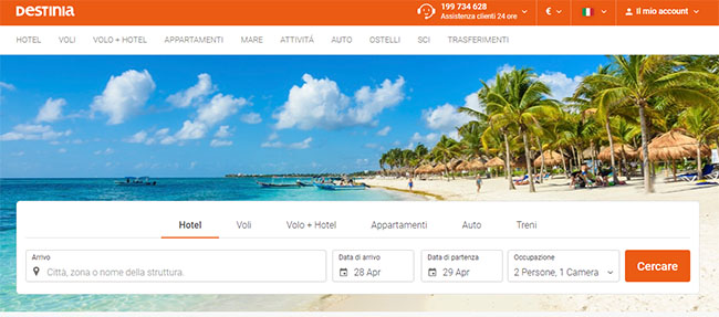 siti per prenotare vacanze online