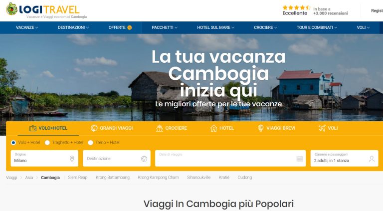 offerti di viaggi Cambogia Luglio