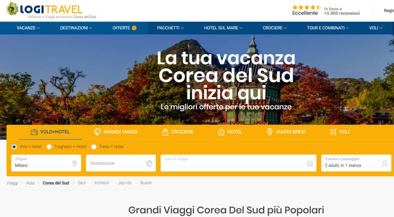 offerti di viaggi Corea del Sud Dicembre