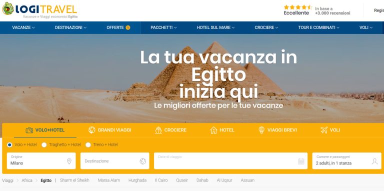 offerti di viaggi Egitto Gennaio