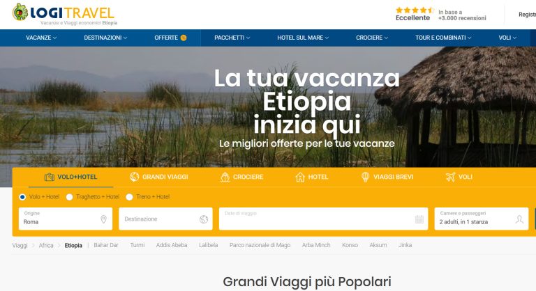offerti di viaggi Etiopia Novembre