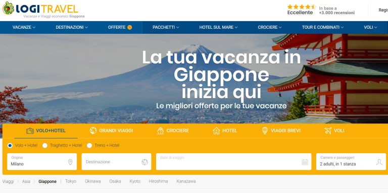 offerti di viaggi Giappone Giugno