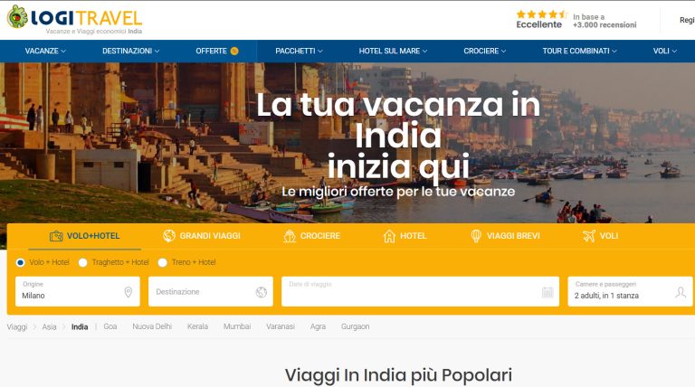 offerti di viaggi India Gennaio
