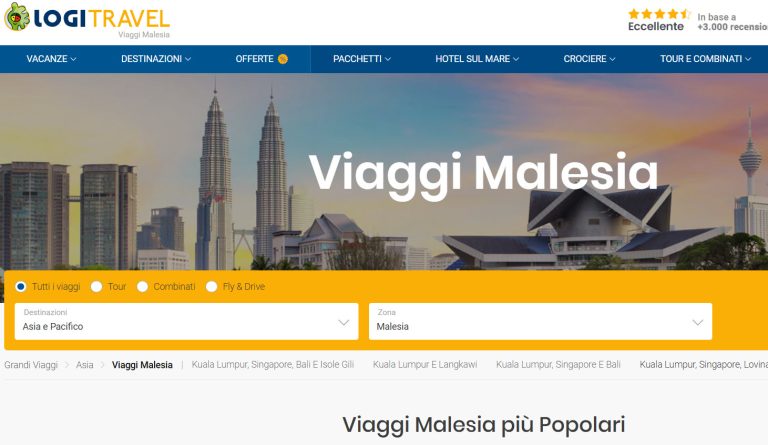 offerti di viaggi Malesia Ottobre