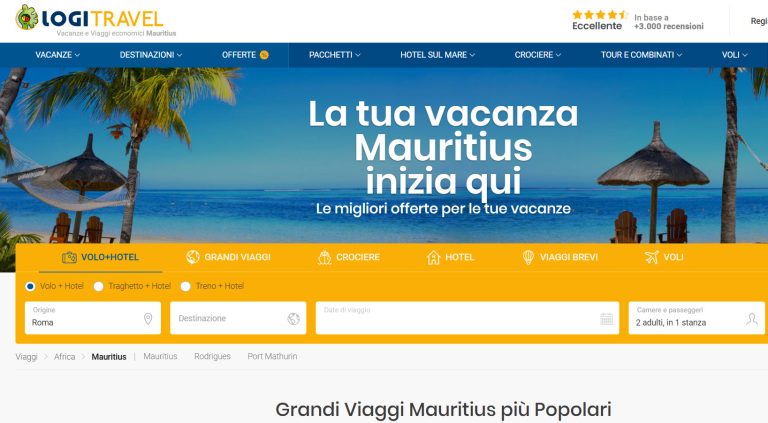 offerti di viaggi Mauritius Febbraio