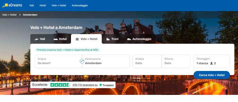 Pacchetti Volo Hotel Amsterdam
