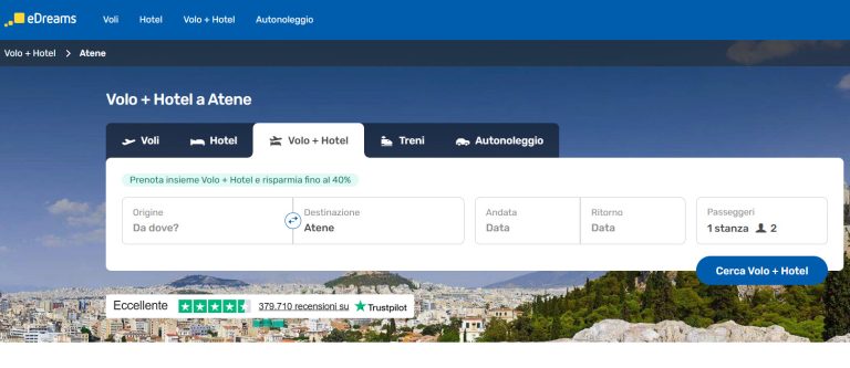Pacchetti Volo Hotel Atene