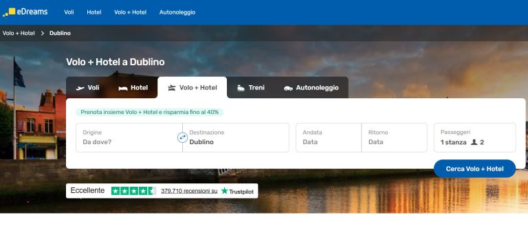 Pacchetti Volo Hotel Dublino Natale