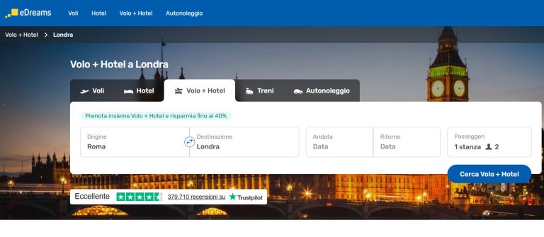 Pacchetti Volo Hotel Londra Natale