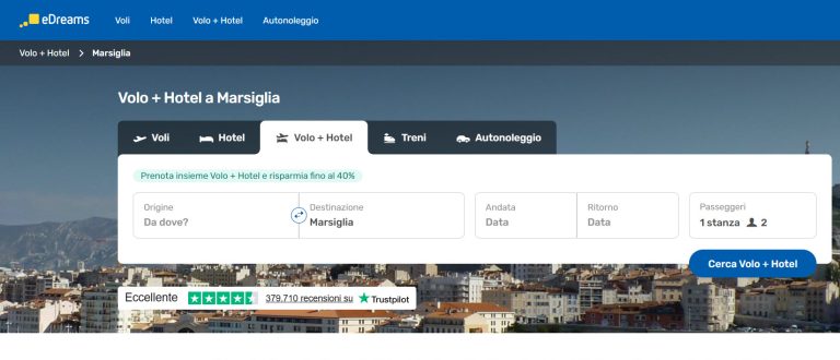 Pacchetti Volo Hotel Marsiglia