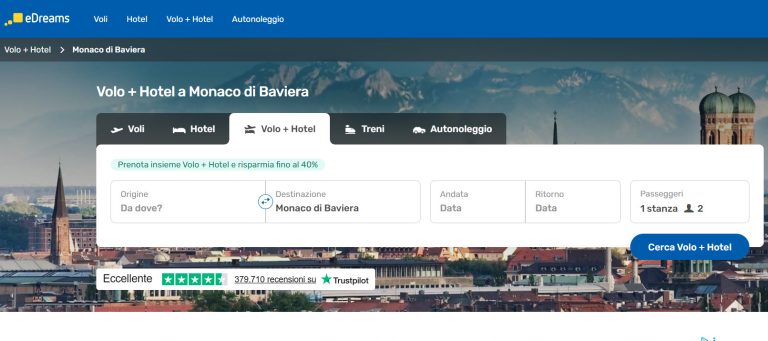 Pacchetti Volo Hotel Monaco di Baviera