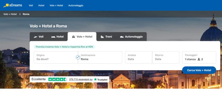 Pacchetti Volo Hotel Roma