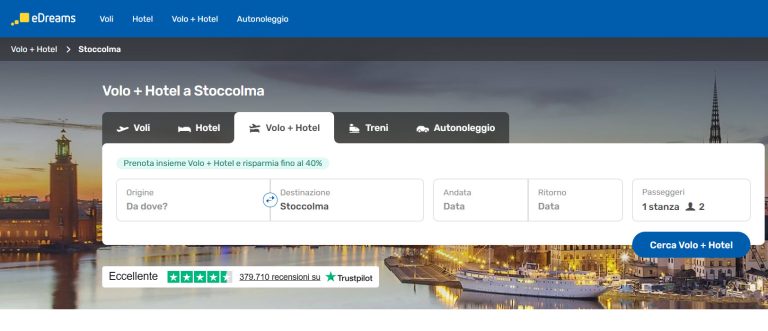 Pacchetti Volo Hotel Stoccolma